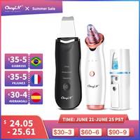 Ultradźwiękowy Peeling do skóry Peeling do oczyszczania porów Exfoliator twarzy usuwająca zaskórniki Spa Nano Sparyer parowiec Dropshipping 48 2